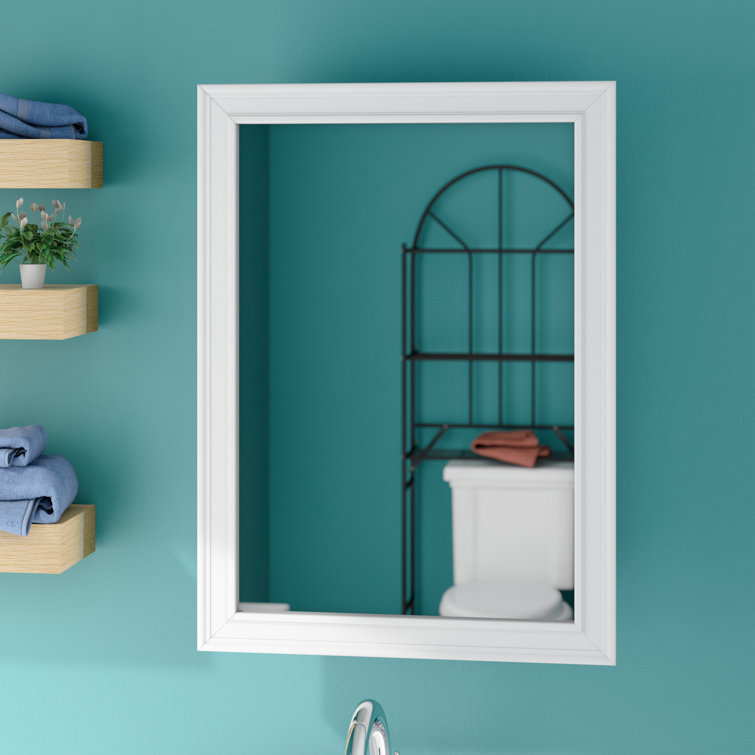 Winston Porter Cothran Recessed Framed Medicine with 2